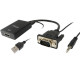ADAPTADOR EQUIP VGA MACHO A HDMI Convertidores ADAPTADOR EQUIP VGA MACHO A HDMI Convertidores