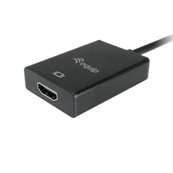 ADAPTADOR EQUIP VGA MACHO A HDMI Convertidores ADAPTADOR EQUIP VGA MACHO A HDMI Convertidores