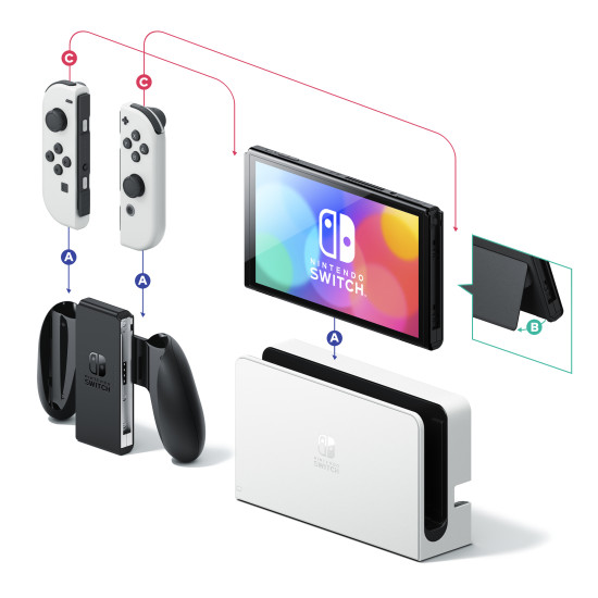 CONSOLA NINTENDO SWITCH OLED BLANCA Consolas nintendo switch CONSOLA NINTENDO SWITCH OLED BLANCA Consolas nintendo switch