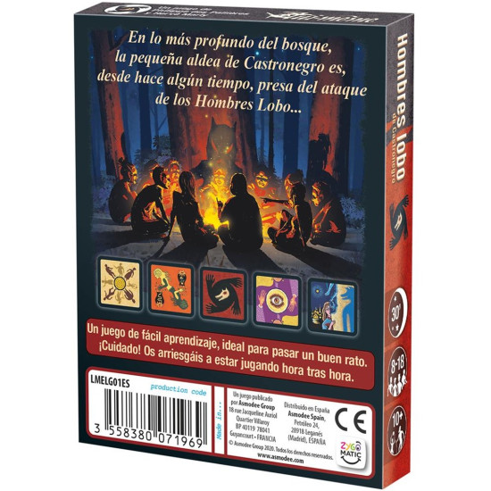 JUEGO MESA LOS HOMBRES LOBO CASTRONEGRO Juegos de mesa