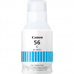 BOTELLA TINTA CANON GI - 56C CIAN 135ML