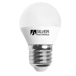 BOMBILLA LED DECORATIVA SILVER ELECTRONICS ESFERICA