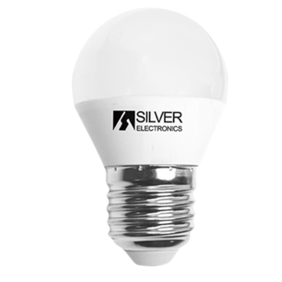 BOMBILLA LED DECORATIVA SILVER ELECTRONICS ESFERICA Bombillas led