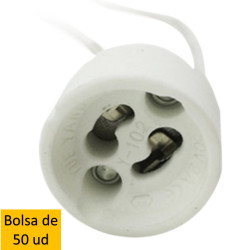 PORTA LAMPARAS SILEVER ELECTRONICS CASQUILLO GU10