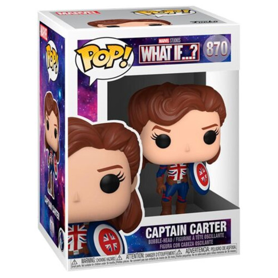 FUNKO POP MARVEL WHAT IF CAPITANA Funkos FUNKO POP MARVEL WHAT IF CAPITANA Funkos