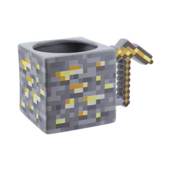 TAZA 3D PALADONE MINECRAFT PICO MINERO