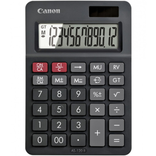 CALCULADORA CANON BOLSILLO AS - 120II 12 DIGITOS Calculadoras