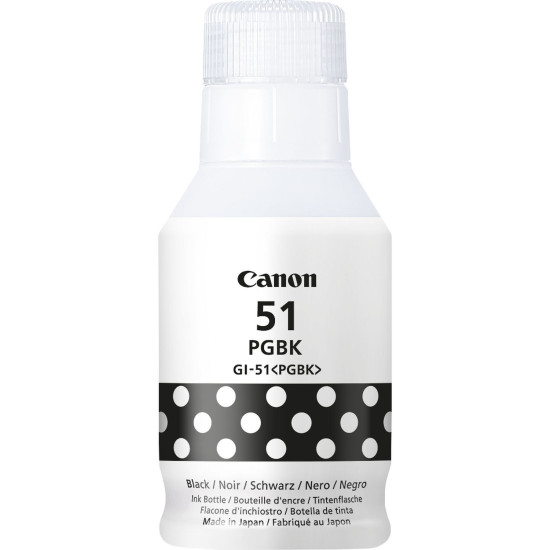CARTUCHO TINTA CANON NEGRO GI - 51PGBK 135ML Consumibles impresión de tinta CARTUCHO TINTA CANON NEGRO GI - 51PGBK 135ML Consumibles impresión de tinta