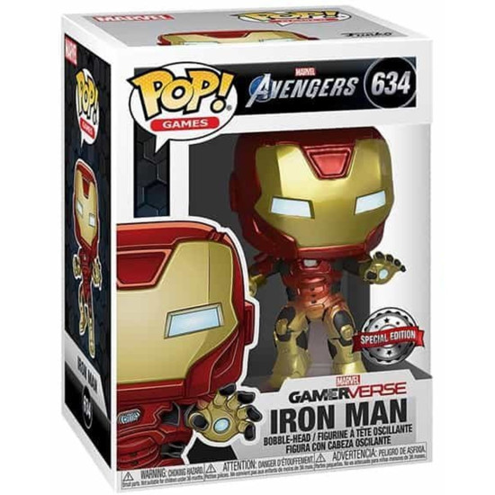 FUNKO POP MARVEL AVENGERS GAMERVERSE IRON Funkos FUNKO POP MARVEL AVENGERS GAMERVERSE IRON Funkos