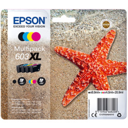 MULTIPACK CARTUCHO TINTA EPSON 603XL C13T03A64010