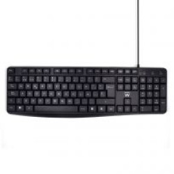 TECLADO EWENT EW3001 USB CON ESCRITURA