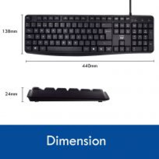 TECLADO EWENT EW3001 USB CON ESCRITURA Teclados TECLADO EWENT EW3001 USB CON ESCRITURA Teclados