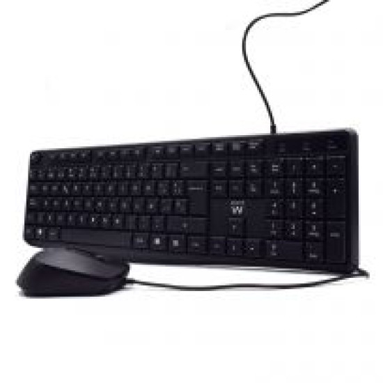 KIT TECLADO + MOUSE RATON EWENT Teclado + ratón