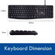 KIT TECLADO + MOUSE RATON EWENT Teclado + ratón