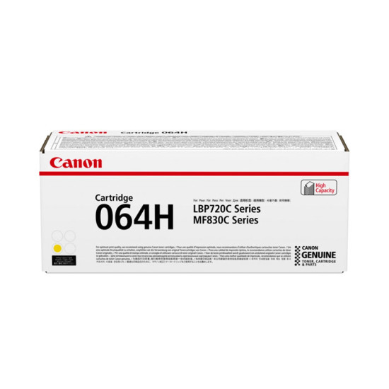 CARTUCHO TONER CANON 064H AMARILLO 10400 Consumibles impresión láser