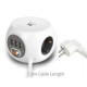 REGLETA CUBICA EWENT EW3939 3 TOMAS Regletas y alargadores REGLETA CUBICA EWENT EW3939 3 TOMAS Regletas y alargadores