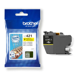 CARTUCHO TINTA BROTHER LC421Y AMARILLO 200