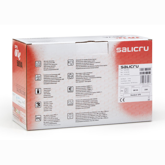 SAI SALICRU ONE SPS500VA 240W IEC Sai SAI SALICRU ONE SPS500VA 240W IEC Sai