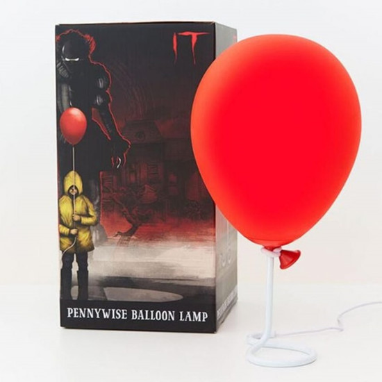 LAMPARA PALADONE IT PENNYWISE GLOBO ROJO Lampara merchandising LAMPARA PALADONE IT PENNYWISE GLOBO ROJO Lampara merchandising