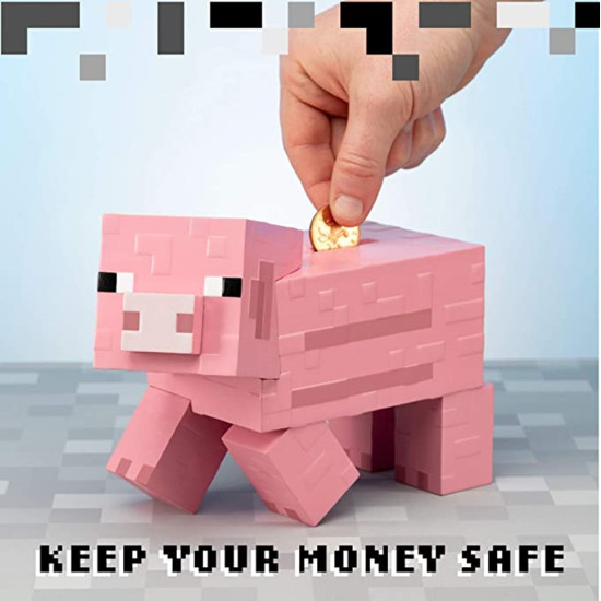 FIGURA HUCHA PALADONE MINECRAFT CERDO Figuras FIGURA HUCHA PALADONE MINECRAFT CERDO Figuras