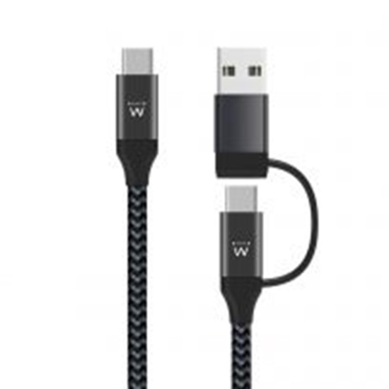 CABLE USB EWENT USB TIPO C Convertidores