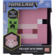 LAMPARA PALADONE MINECRAFT CERDITO MUSICA INCORPORADA Lampara merchandising