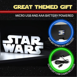 LAMPARA PALADONE STAR WARS LOGO STAR