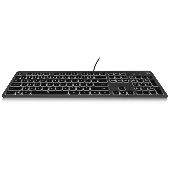 TECLADO USB MULTIMEDIA EWENT EW3269 CON Teclados