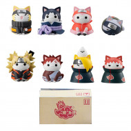 SET 8 FIGURAS MEGAHOUSE NARUTO SHIPPUDEN
