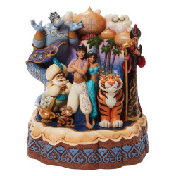 FIGURA ENESCO DISNEY ALADDIN PERSONAJES DIORAMA