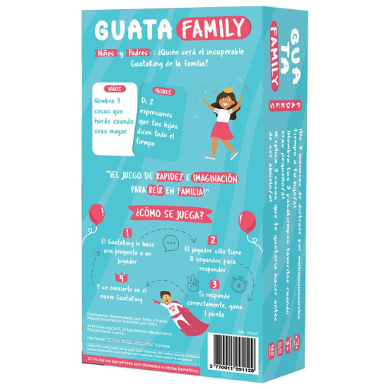 JUEGO MESA GUATAFAMILY PEGI 8 Juegos de mesa JUEGO MESA GUATAFAMILY PEGI 8 Juegos de mesa
