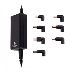 ADAPTADOR CARGADOR CORRIENTE UNIVERSAL PORTATILES COOLBOX