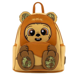 MOCHILA LOUNGEFLY STARWARS EWOK WICKET FOOTSIE