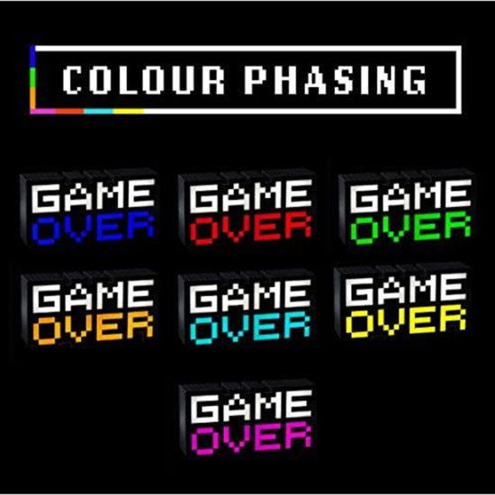 LAMPARA PALADONE VIDEOJUEGOS GAME OVER Lampara merchandising LAMPARA PALADONE VIDEOJUEGOS GAME OVER Lampara merchandising