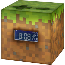 LAMPARA DESPERTADOR PALADONE MINECRAFT BLOQUE