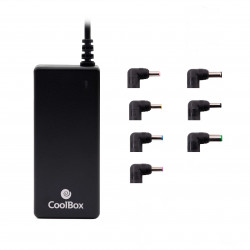 ADAPTADOR CARGADOR CORRIENTE UNIVERSAL PORTATILES COOLBOX