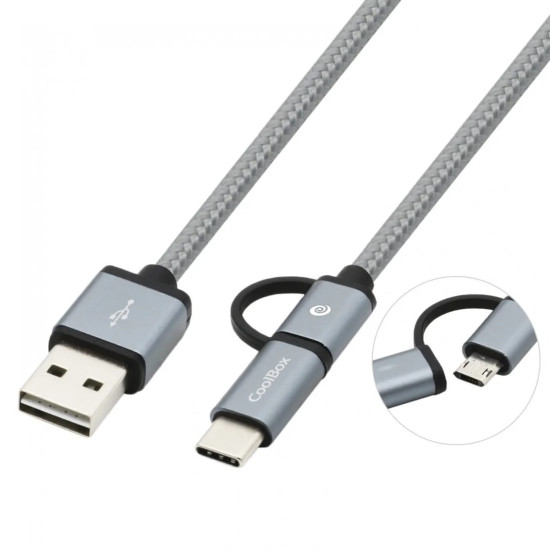 CABLE MULTI USB 2.0 COOLBOX CARGA Cable de datos
