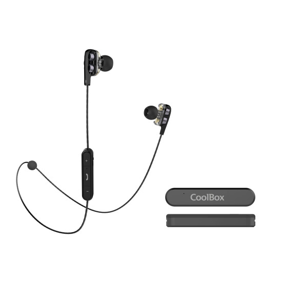 AURICULARES COOLBOX DUAL DRIVER COOLTWIN BLUETOOTH Auriculares AURICULARES COOLBOX DUAL DRIVER COOLTWIN BLUETOOTH Auriculares