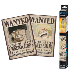 SET POSTER ONE PIECE WANTED ZORO