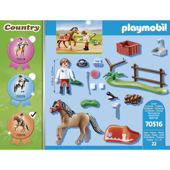 PLAYMOBIL COLECCIONABLE PONY CONNEMARA Playmobils PLAYMOBIL COLECCIONABLE PONY CONNEMARA Playmobils