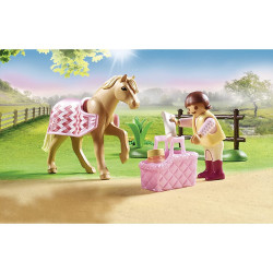 PLAYMOBIL COLECCIONABLE PONI EQUITACION ALEMAN