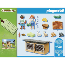 PLAYMOBIL SET REGALO ALIMENTAR CONEJOS