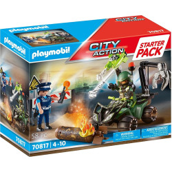 PLAYMOBIL STARTER PACK POLICIA : ENTRENAMIENTO