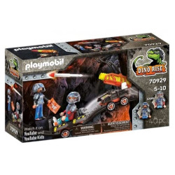 PLAYMOBIL DINO MINE CARRO COHETES