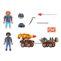PLAYMOBIL DINO MINE CARRO COHETES