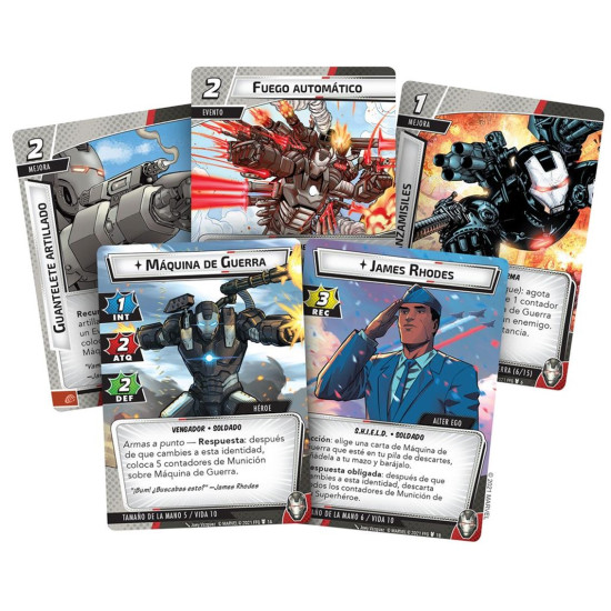 JUEGO MESA MARVEL CHAMPIONS: WAR MACHINE Juegos de mesa JUEGO MESA MARVEL CHAMPIONS: WAR MACHINE Juegos de mesa