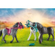 PLAYMOBIL 3 CABALLOS: FRISON KNABSTRUPPER & Playmobils