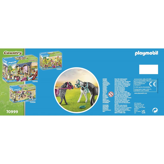 PLAYMOBIL 3 CABALLOS: FRISON KNABSTRUPPER & Playmobils