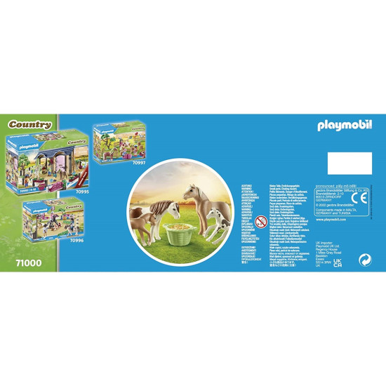 PLAYMOBIL 2 PONIS CON POTROS Playmobils