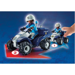 PLAYMOBIL POLICIA -  SPEED QUAD